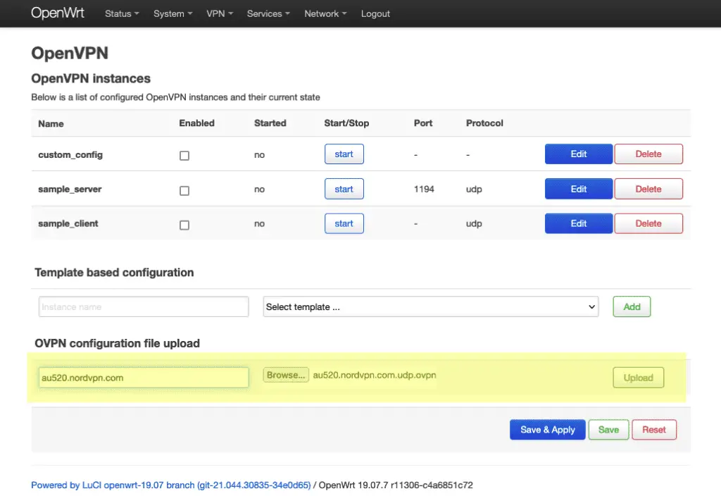 openwrt openvpn luci 7