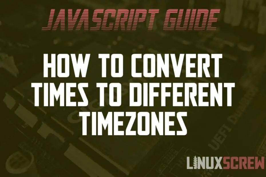 JavaScript conver time to another timezone