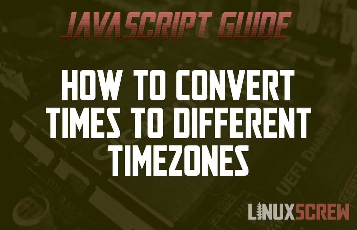 JavaScript conver time to another timezone