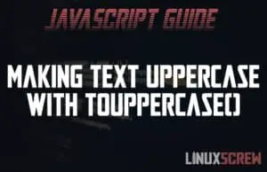 JavaScript toUpperCase()