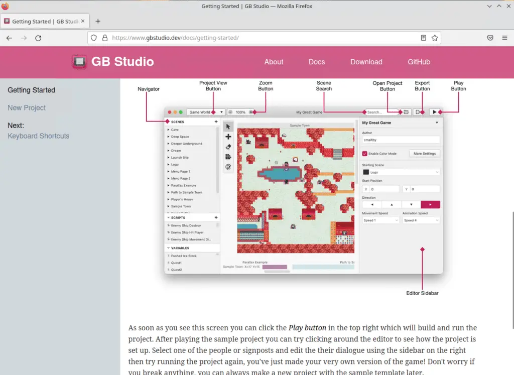 GB Studio documentation