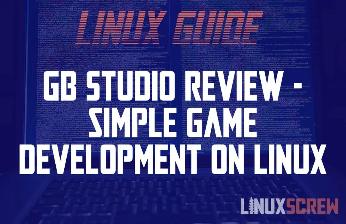 GB Studio Linux screenshots mini review