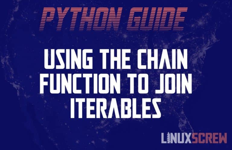 Python - Concatenating Iterators With itertools.chain() [Examples]