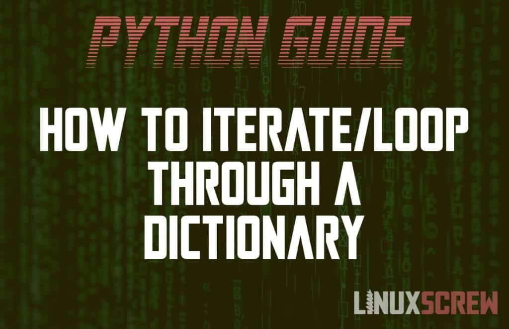 Python Iterate Loop Dictionary 1024x661 