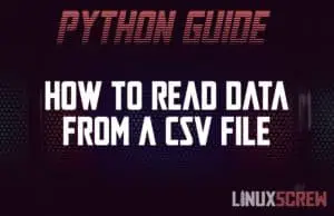 Python read from csv file