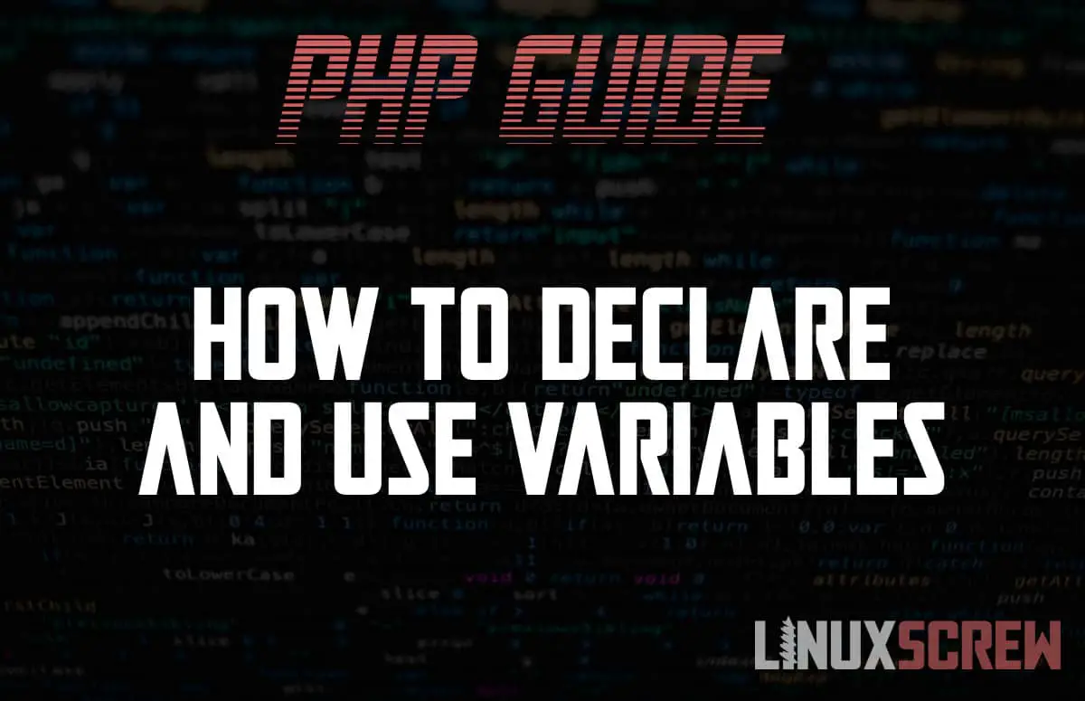 php declare var type