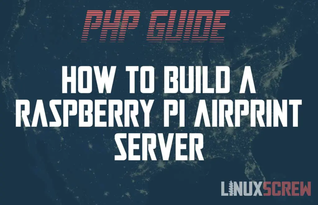 How to Share a Printer using AirPrint with a Raspberry Pi